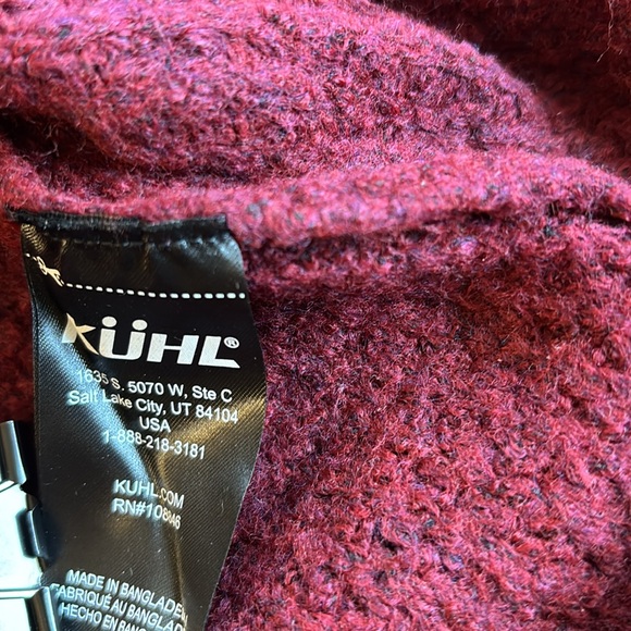 Kuhl Medium Burgundy Turtleneck Sweater - Picture 6 of 8